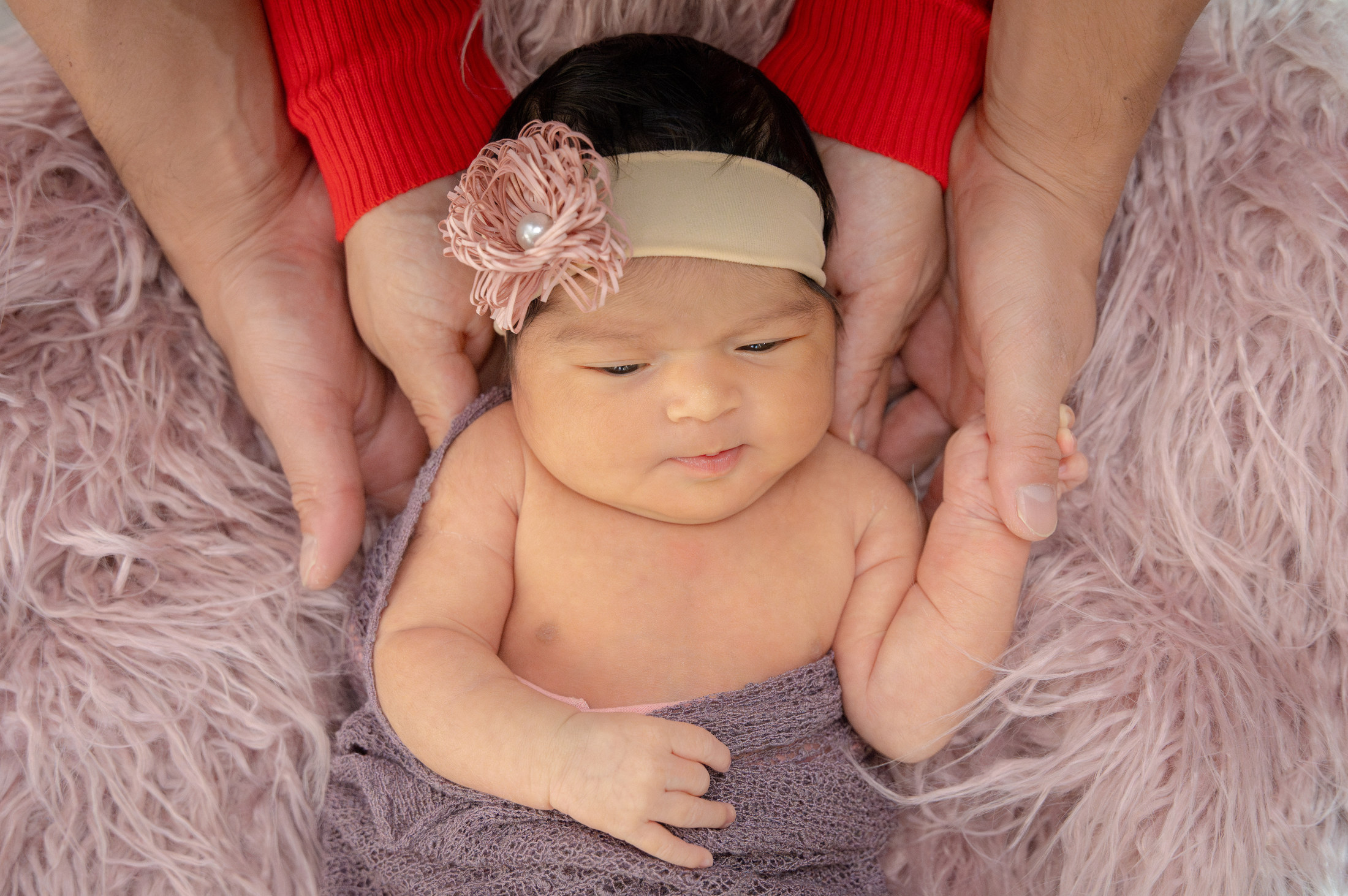 Newborn at-home photograph 3