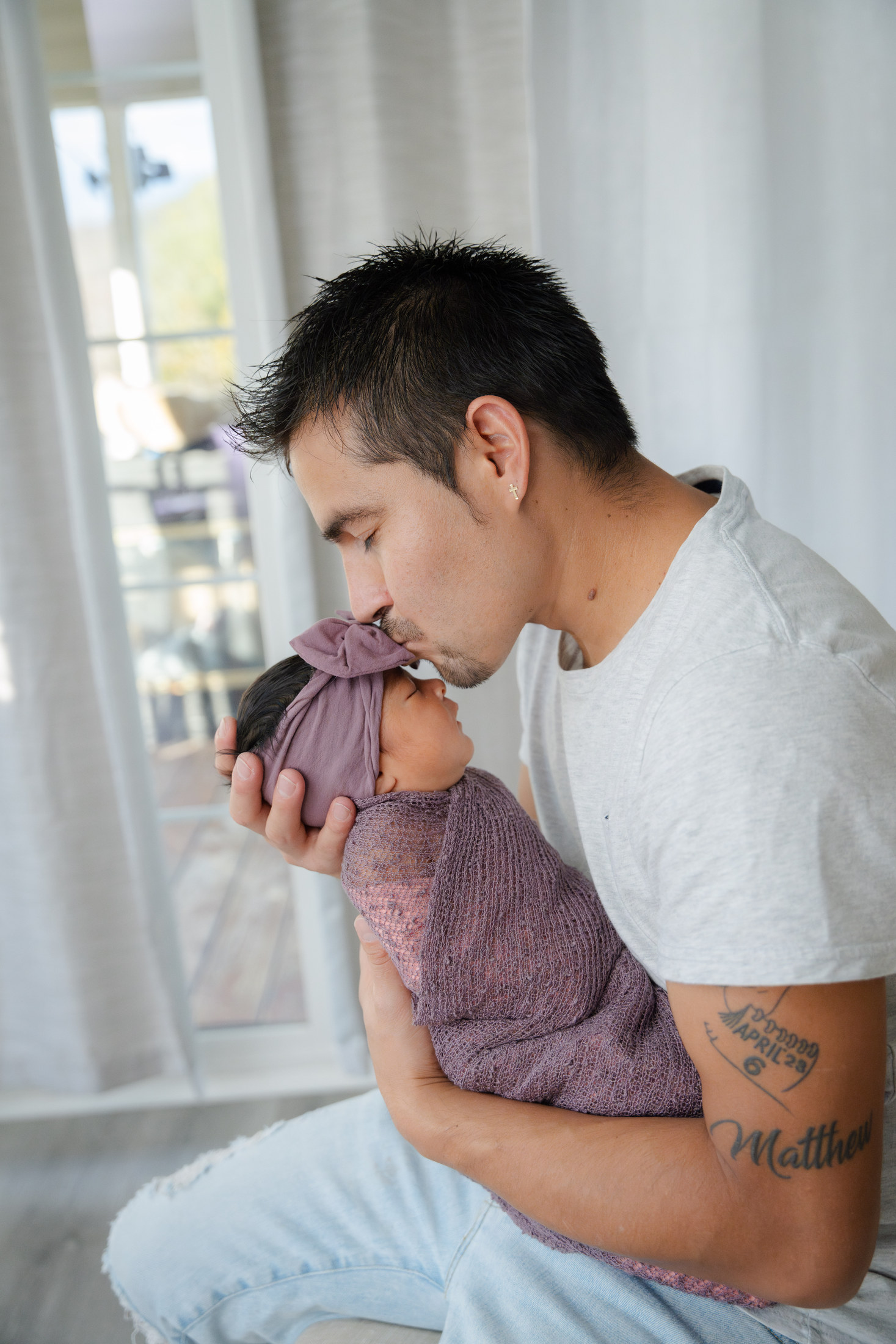 Newborn at-home photograph 7